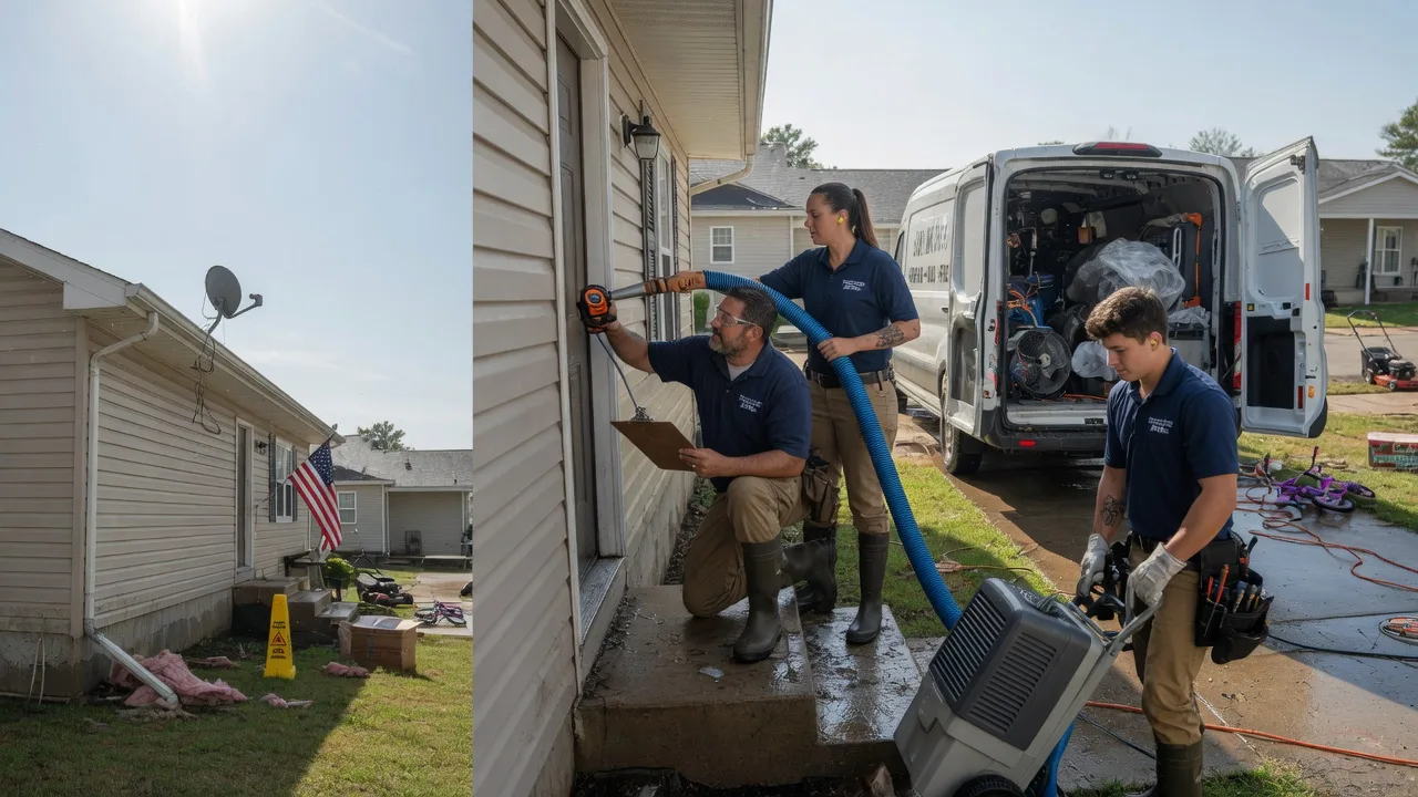 Ceiling Water Damage Restoration in Lisbon, OH near me